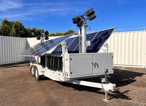 Hybrid Solar Trailer (Upgrade DC Solar Trailer - w/ 30kWh LiFePO4)
