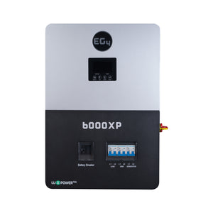 EG4 6000XP Off-Grid Inverter | 8000W PV Input | 6000W Output | 480V VOC Input | 48V 120/240V Split Phase | All-In-One Solar Inverter