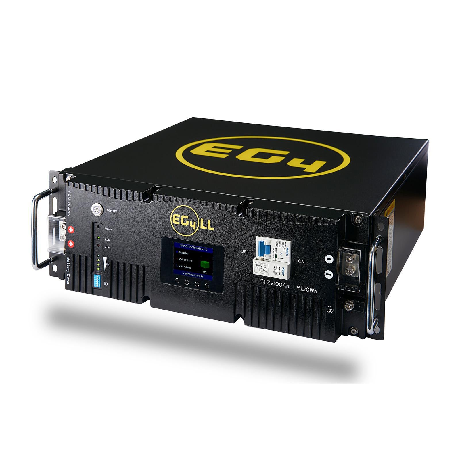 Eg4 Server Rack EG4 - LL-48V | Server Rack/Rack Mount Lithium Battery 51.2V (48V) 5.12 ...
