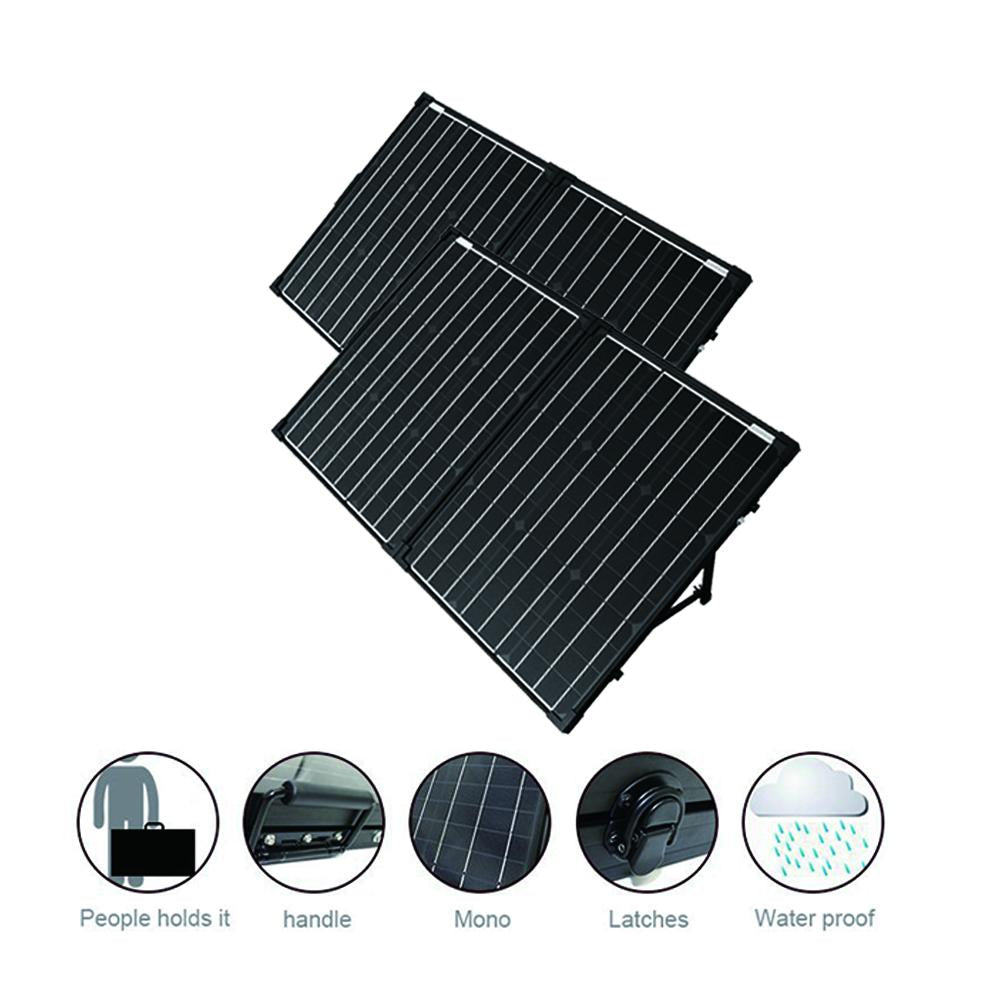 ACOPOWER PTK 200W Portable Solar Panel Kit Briefcase
