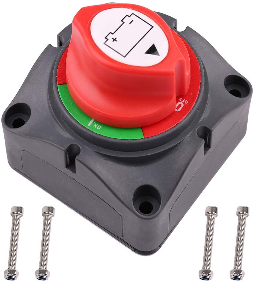 Battery Switch, 12V 24V 48V Battery Disconnect Master Cutoff Switch fo –  Homestead Hybrid