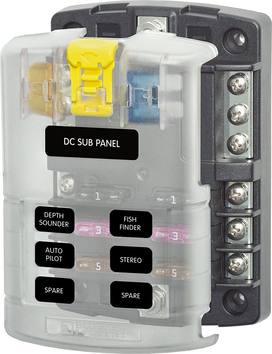 Blue Sea Systems 6 Blade  Fuse Blocks 12/24V DC Solar