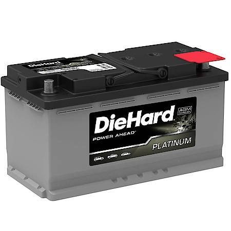 95 AmpHr AGM Sealed Battery, DieHard Platinum Group Size H8,