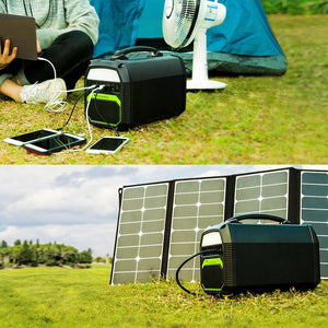 ACOPOWER 462Wh/500W Portable Solar Generator, the ONLY Power Station with Buletooth Spearker in the Market (New Arrival 2020)