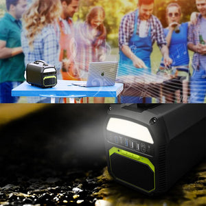 ACOPOWER 462Wh/500W Portable Solar Generator, the ONLY Power Station with Buletooth Spearker in the Market (New Arrival 2020)