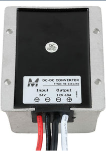 24V DC- 12V DC Step Down, 40 Amp "BUCK" Converter