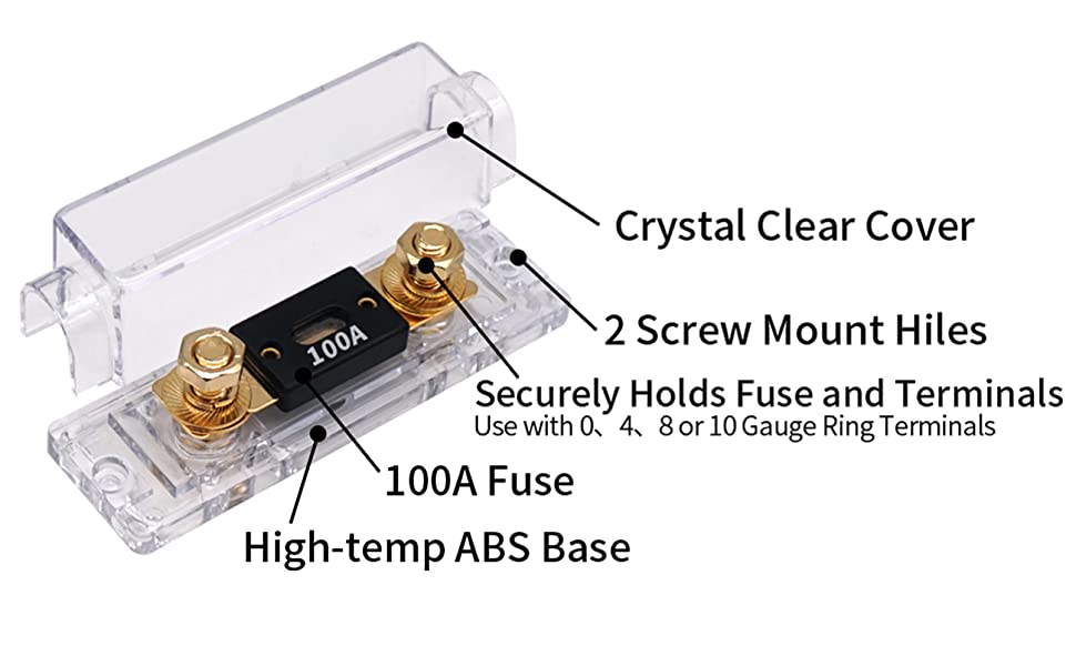 Brass ANL Fuse for DIY Off Grid Solar (Homestead, RV, Boats, Vanlife, Cabin)