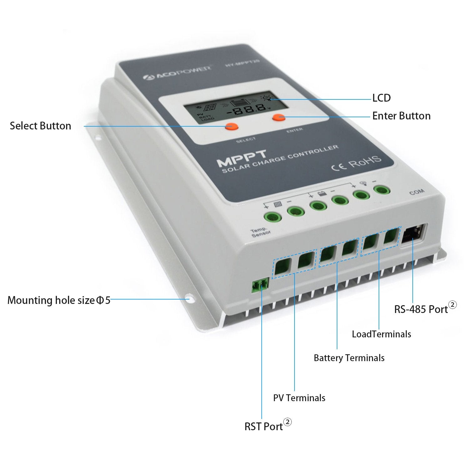 20A MPPT Solar Charge Controller by EPEver