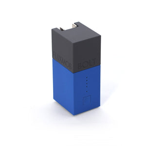 BOLT: (1) USB Port, Battery: 3350mAh Lithium Ion Battery/Charger