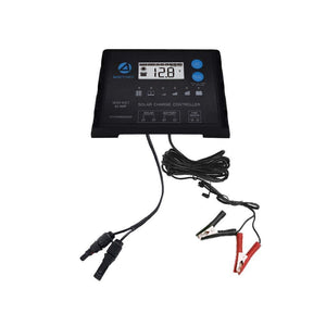ACOPOWER Waterproof ProteusX 20A PWM Solar Charge Controller with Alligator Clips and MC4 Connectors