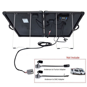 ACOPOWER PLK 120W Portable Solar Panel Kit Lightweight Briefcase
