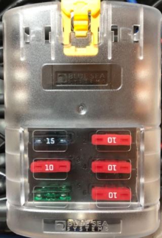 Blue Sea Systems 6 Blade  Fuse Blocks 12/24V DC Solar