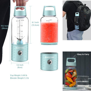 Portable Electric Blender/Coffee Grinder USB Rechargeable Smoothie Blender