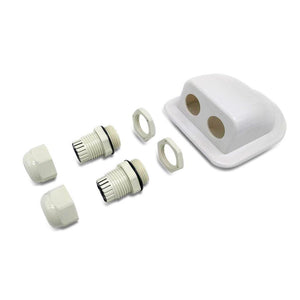 Homestead Hybrid: Weatherproof  Exterior Cable Cap/Pass Through