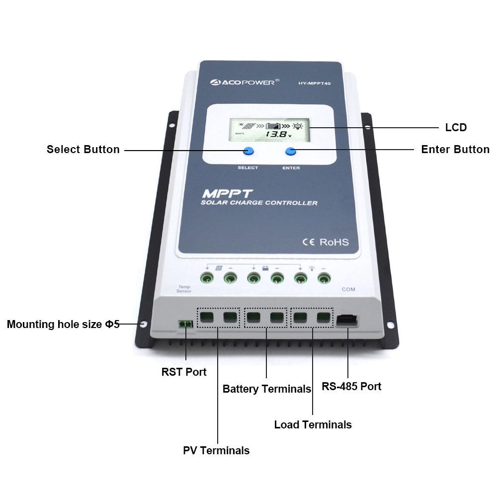 EPEVER 40A MPPT Solar Charge Controller