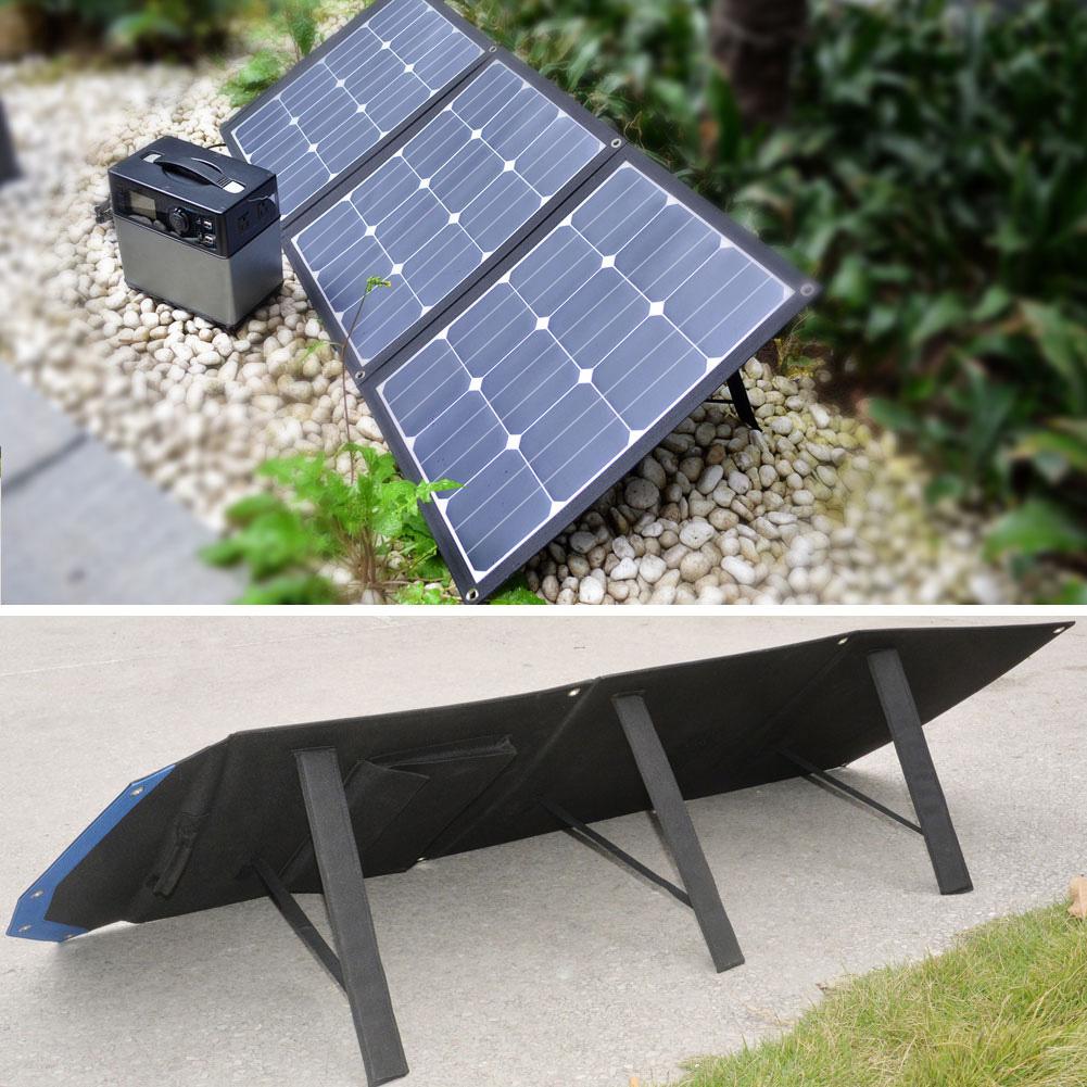 ACOPOWER LTK 120W Foldable Solar Panel Kit Suitcase