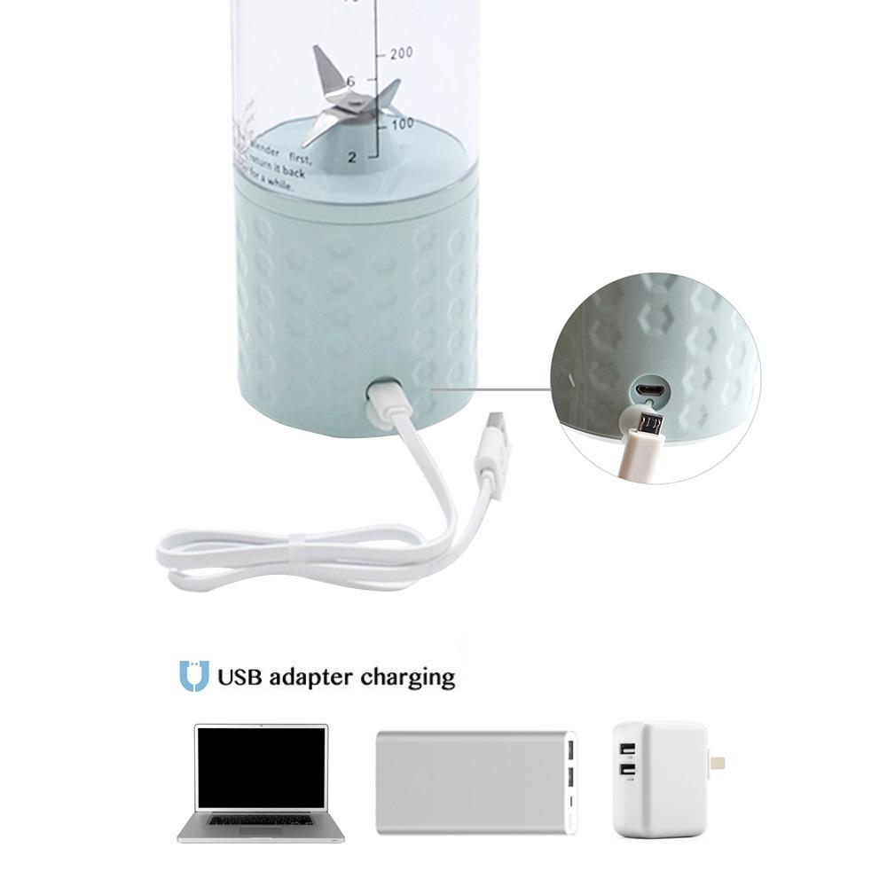 Portable Electric Blender/Coffee Grinder USB Rechargeable Smoothie Blender