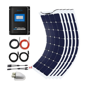 ACOPOWER 550 Watts Flexible Solar Marine Kit , 40A MPPT Charge Controller