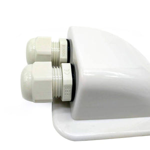 Homestead Hybrid: Weatherproof  Exterior Cable Cap/Pass Through